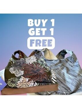 JoyLab 2-Piece Activewear Set Sports Bra Floral NWT